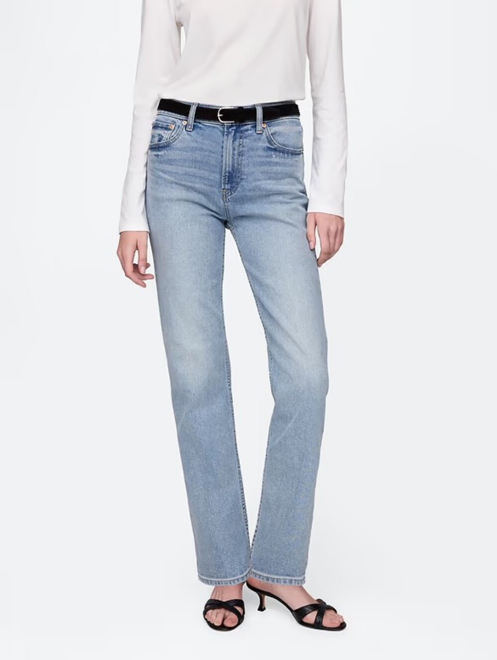 GAP 90s Straight High Rise Light Women's Jeans 27/4 SHORT (28" inseam)
